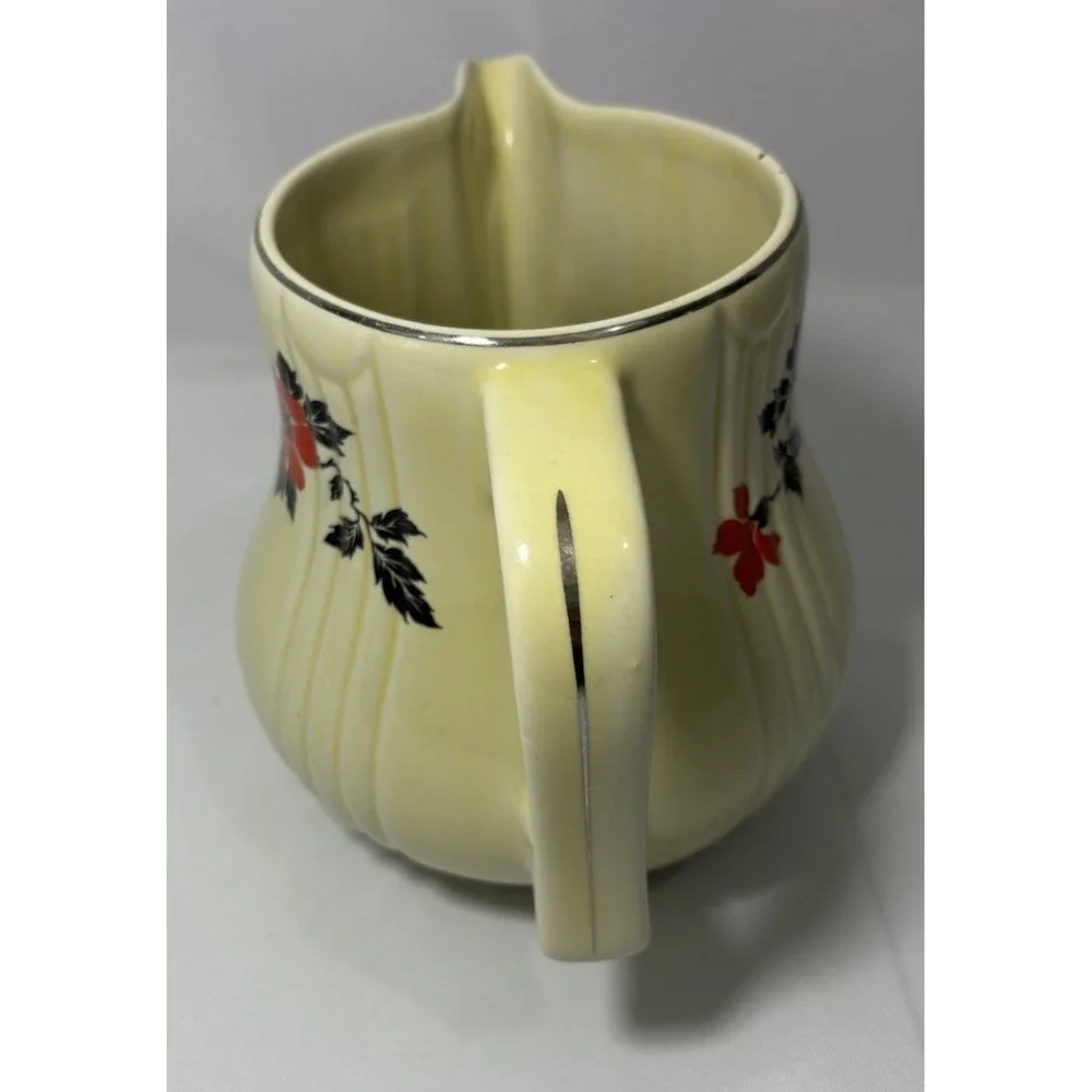 🌺Vintage Hall's Pitcher Superior Quality Red Poppy Kitchenware 2 Quart MCM